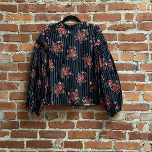 H&M printed blouse